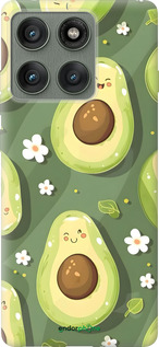 Силиконовый чехол Авокадо для Motorola Edge 60 Pro 5G - 6380u-4020 изображение 