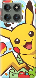 Силіконовий чехол Пикачу 2 для Motorola Edge 60 Pro 5G - 6391u-4020 изображение 