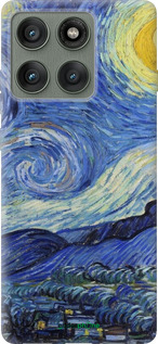 Силіконовий чехол «Зоряна ніч» Вінсента Ван Гога для Motorola Edge 60 Pro 5G - 6433u-4020 изображение 