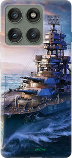 Силіконовий чехол Військовий корабель, world of tanks, wargaming для Motorola Edge 60 Pro 5G - 6461u-4020 изображение 