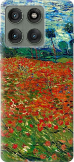 Силиконовый чехол Винсент Ван Гог-Маковое поле для Motorola Edge 60 Pro 5G - 6466u-4020 изображение 