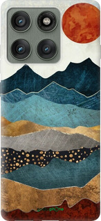 Силиконовый чехол Янтарный закат для Motorola Edge 60 Pro 5G - 6475u-4020 изображение 