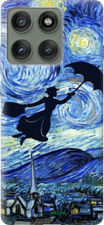 Силіконовий чехол Із зображенням Мері Поппінс «Зоряна ніч» для Motorola Edge 60 Pro 5G - 6487u-4020 изображение 