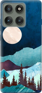 Силиконовый чехол Горная идиллия ночной пейзаж для Motorola Edge 60 Pro 5G - 6488u-4020 изображение 