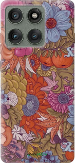 Силіконовий чехол Абстрактні  квіти для Motorola Edge 60 Pro 5G - 6526u-4020 изображение 