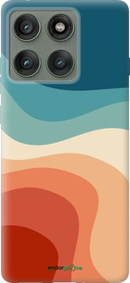 Силиконовый чехол В стиле ретро с волнами для Motorola Edge 60 Pro 5G - 6531u-4020 изображение 