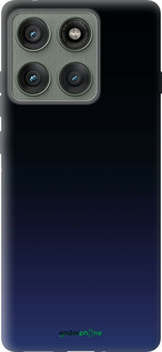 Силиконовый чехол Градиент в тёмно - синем стиле для Motorola Edge 60 Pro 5G - 6542u-4020 изображение 