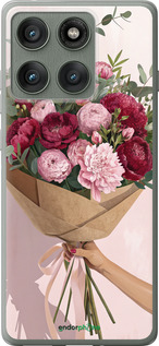 Силіконовий чехол Півонії 1 для Motorola Edge 60 Pro 5G - 6705u-4020 изображение 