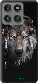 Силіконовий чехол Вовк-меломан для Motorola Edge 60 Pro 5G - 875u-4020 изображение 
