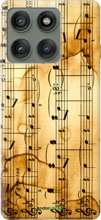 Силиконовый чехол Ноты для Motorola Edge 60 Pro 5G - 905u-4020 изображение 