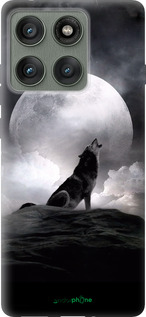 Силіконовий чехол Вовк, що виє для Motorola Edge 60 Pro 5G - 934u-4020 изображение 