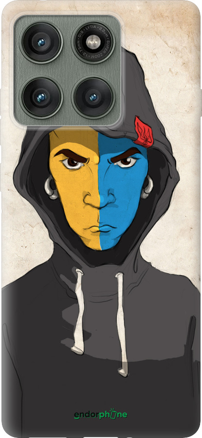 Силиконовый чехол Злой подросток для Motorola Edge 60 Pro 5G - 1053u-4020 изображение 