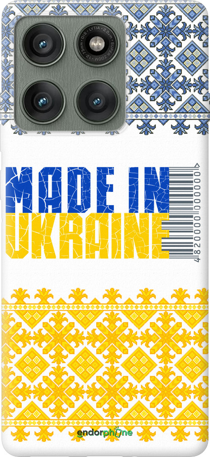 Силіконовий чехол Made in Ukraine  для Motorola Edge 60 Pro 5G - 1146u-4020 изображение 