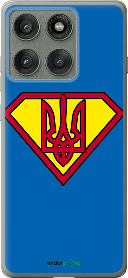 Силиконовый чехол Супер Тризуб для Motorola Edge 60 Pro 5G - 1164u-4020 изображение 