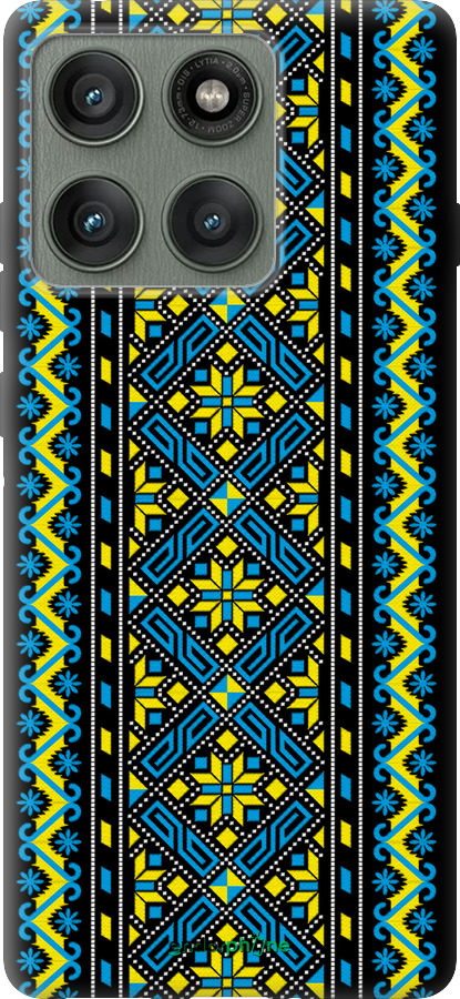 Силиконовый чехол Вышиванка 39 для Motorola Edge 60 Pro 5G - 1173u-4020 изображение 