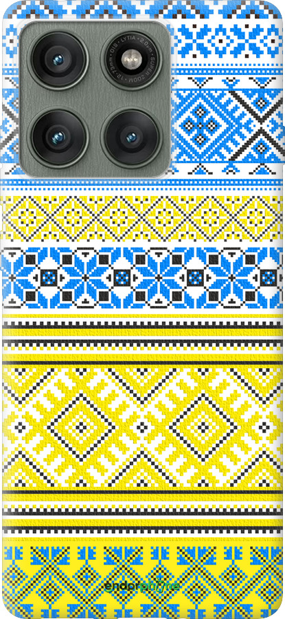 Силиконовый чехол Вышиванка 40 для Motorola Edge 60 Pro 5G - 1174u-4020 изображение 
