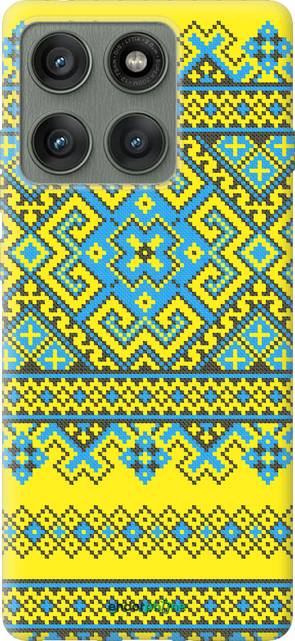 Силіконовий чехол Вишиванка 41 для Motorola Edge 60 Pro 5G - 1175u-4020 изображение 