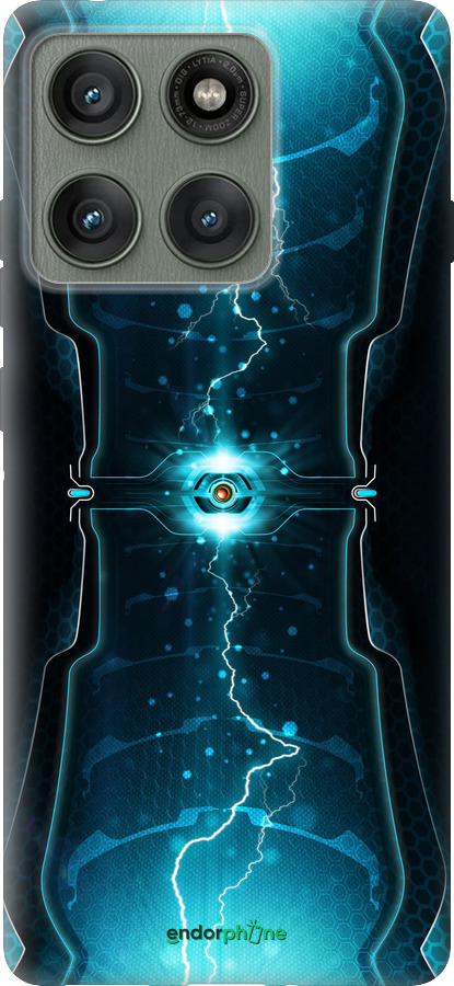 Силиконовый чехол Молнии в цилиндре для Motorola Edge 60 Pro 5G - 120u-4020 изображение 