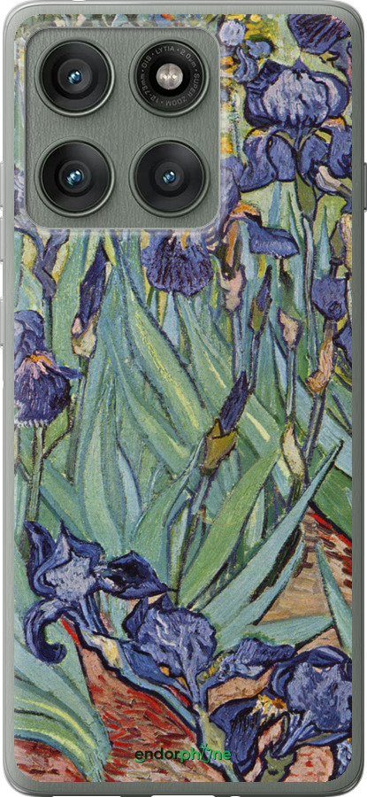 Силиконовый чехол Винсент Ван Гог. Ирисы для Motorola Edge 60 Pro 5G - 161u-4020 изображение 