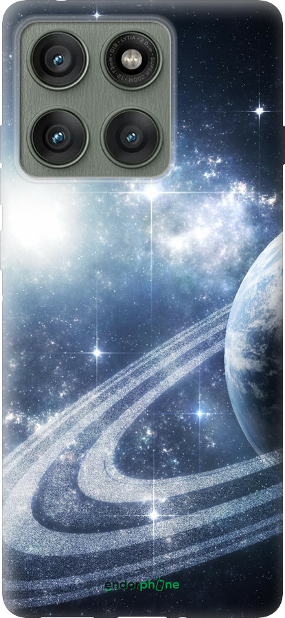 Силиконовый чехол Кольца Сатурна для Motorola Edge 60 Pro 5G - 173u-4020 изображение 