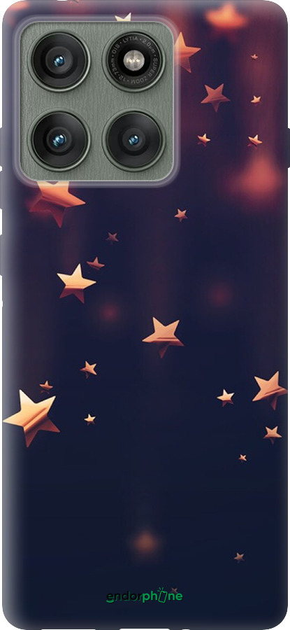 Силиконовый чехол Падающие звезды для Motorola Edge 60 Pro 5G - 3974u-4020 изображение 