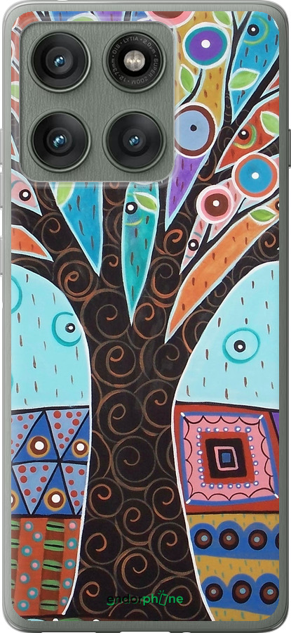Силиконовый чехол Арт-дерево для Motorola Edge 60 Pro 5G - 4008u-4020 изображение 