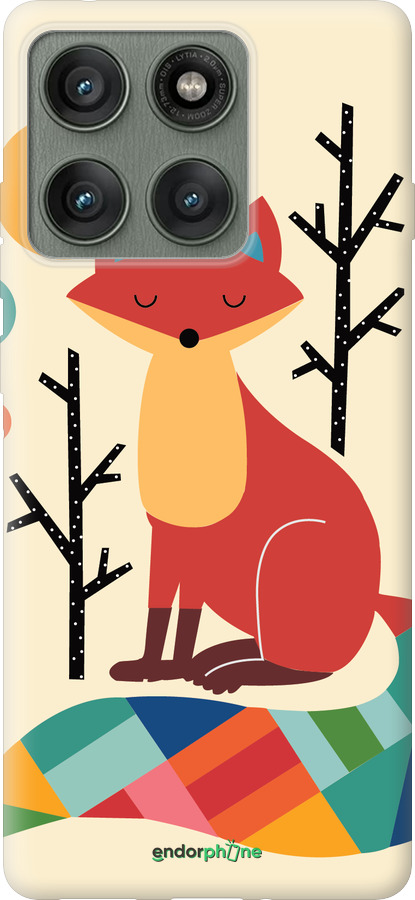 Силіконовий чехол Rainbow fox для Motorola Edge 60 Pro 5G - 4010u-4020 изображение 