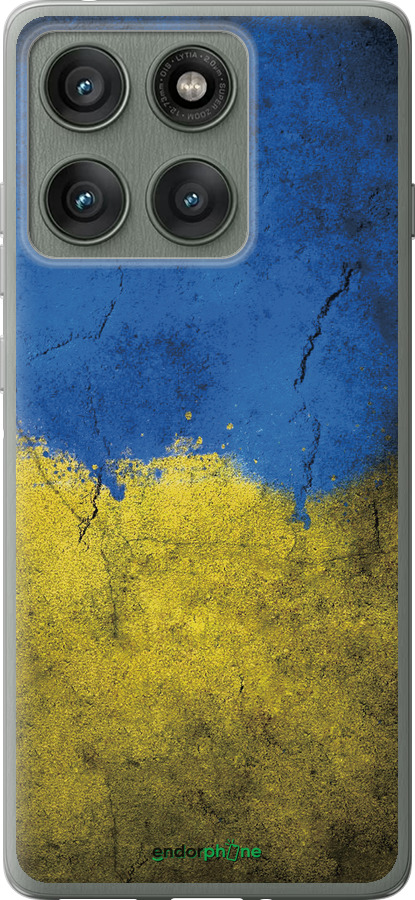 Силиконовый чехол Флаг Украины 2 для Motorola Edge 60 Pro 5G - 401u-4020 изображение 