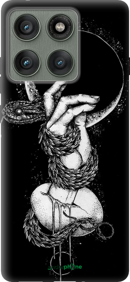 Силіконовий чехол Змія в руці для Motorola Edge 60 Pro 5G - 4149u-4020 изображение 