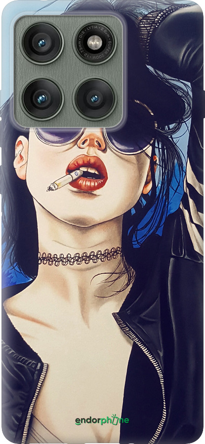 Силіконовий чехол Дівчина на стилі для Motorola Edge 60 Pro 5G - 4151u-4020 изображение 