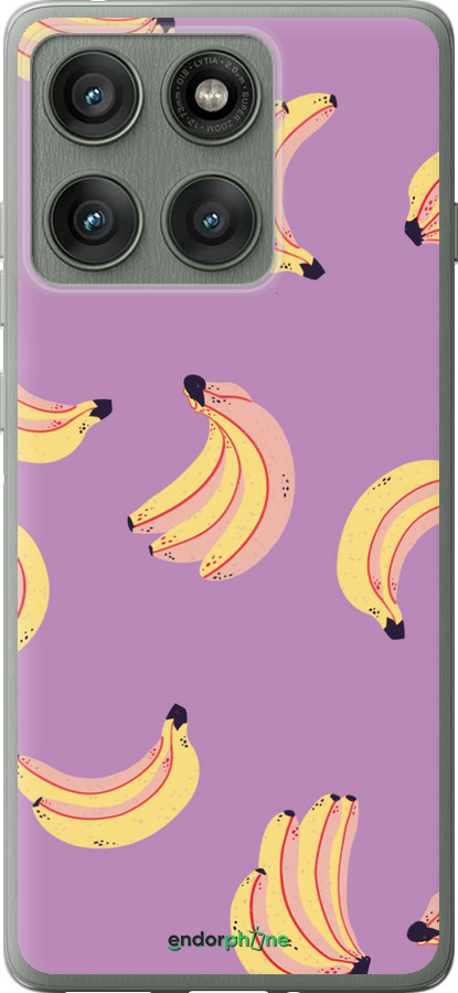 Силиконовый чехол Бананы для Motorola Edge 60 Pro 5G - 4312u-4020 изображение 