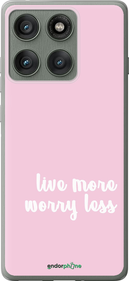 Силиконовый чехол Живи больше для Motorola Edge 60 Pro 5G - 4347u-4020 изображение 