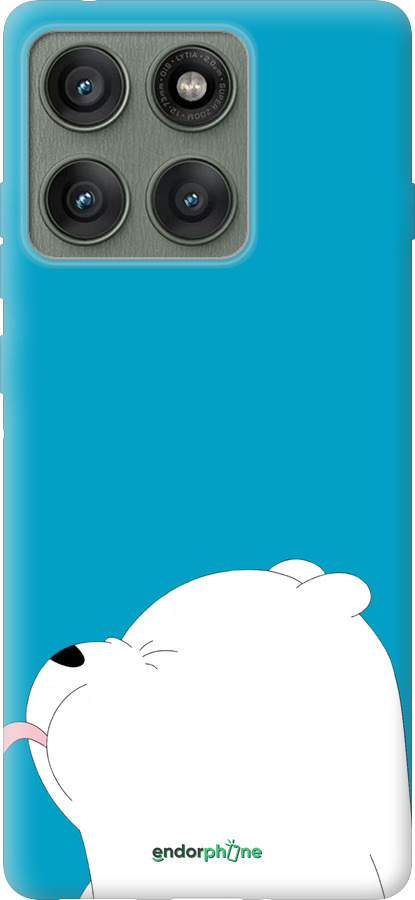 Силиконовый чехол Мишка 1 для Motorola Edge 60 Pro 5G - 4358u-4020 изображение 