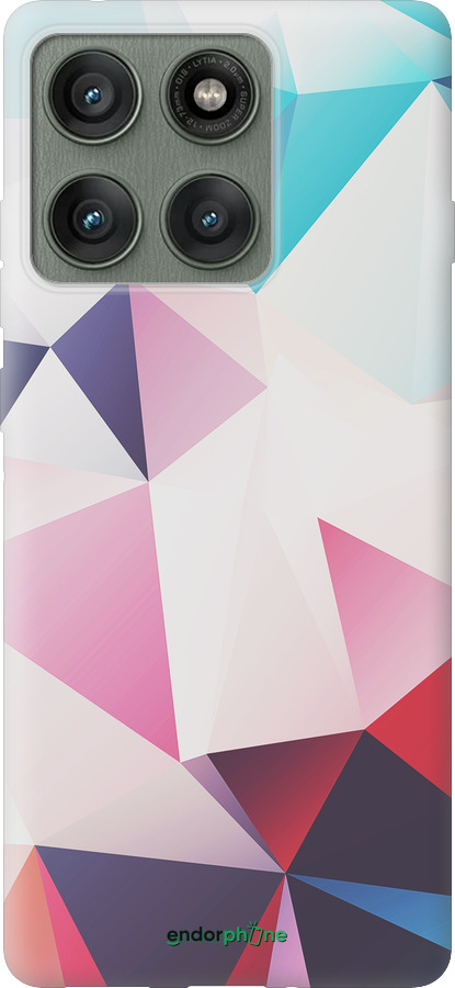 Силіконовий чехол Геометрія 3 для Motorola Edge 60 Pro 5G - 4415u-4020 изображение 