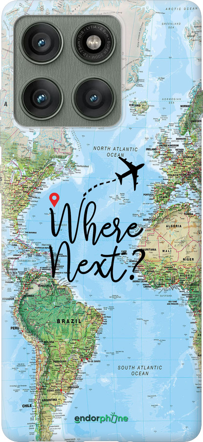 Силиконовый чехол Путешествие для Motorola Edge 60 Pro 5G - 4503u-4020 изображение 