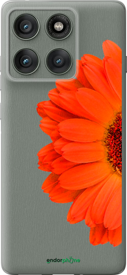 Силиконовый чехол Гербера 1 для Motorola Edge 60 Pro 5G - 4534u-4020 изображение 