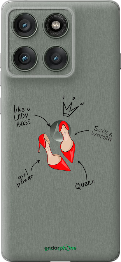 Силіконовий чехол Жінка для Motorola Edge 60 Pro 5G - 4599u-4020 изображение 