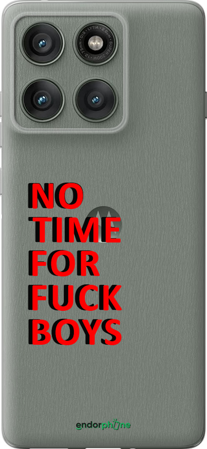 Силіконовий чехол Немає часу для Motorola Edge 60 Pro 5G - 4635u-4020 изображение 