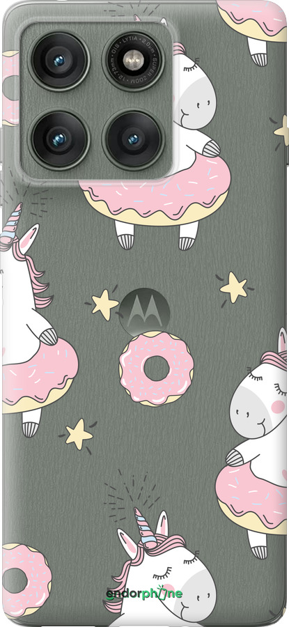Силіконовий чехол Єдиноріжки для Motorola Edge 60 Pro 5G - 4659u-4020 изображение 