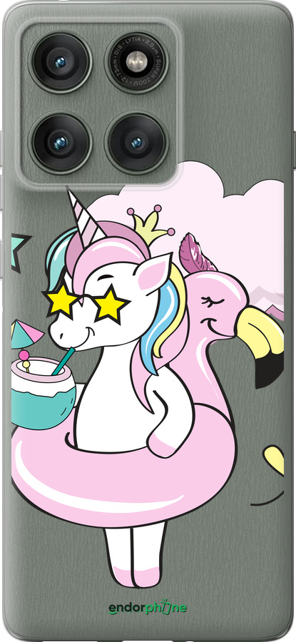Силіконовий чехол Crown Unicorn для Motorola Edge 60 Pro 5G - 4660u-4020 изображение 