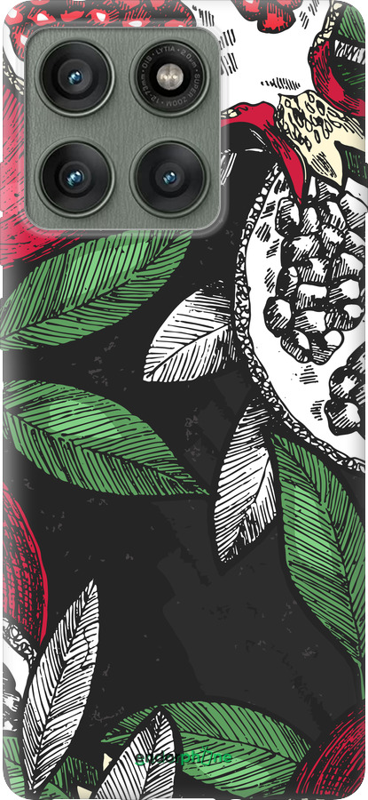 Силиконовый чехол Гранат для Motorola Edge 60 Pro 5G - 4692u-4020 изображение 