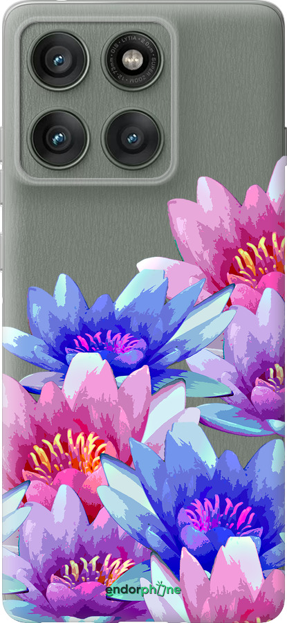 Силиконовый чехол Лотос для Motorola Edge 60 Pro 5G - 4862u-4020 изображение 