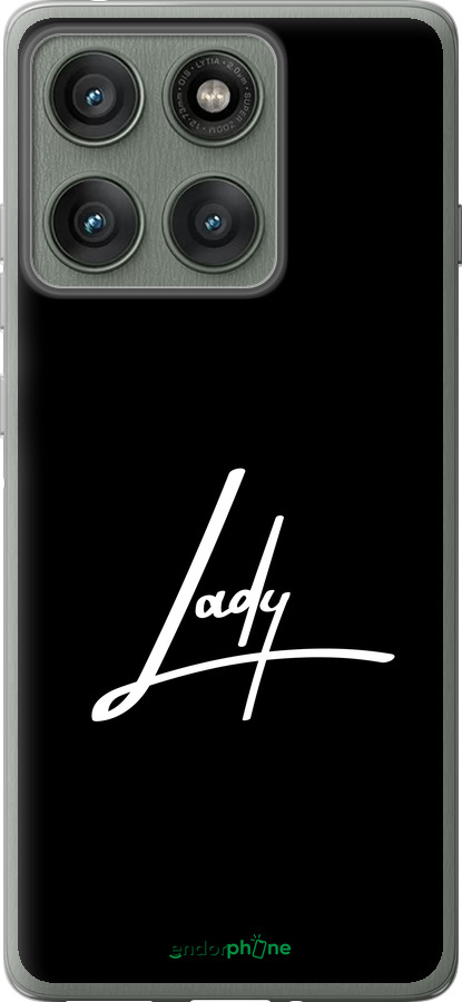 Силиконовый чехол Lady 2 для Motorola Edge 60 Pro 5G - 4867u-4020 изображение 