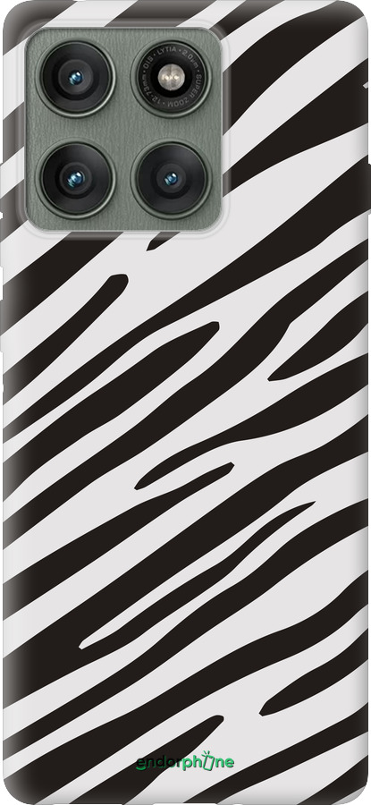 Силіконовий чехол Класична зебра для Motorola Edge 60 Pro 5G - 4874u-4020 изображение 
