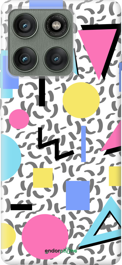 Силіконовий чехол Color shapes для Motorola Edge 60 Pro 5G - 4893u-4020 изображение 