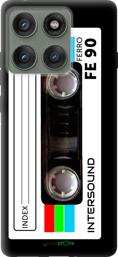 Силиконовый чехол Кассета с90 для Motorola Edge 60 Pro 5G - 4894u-4020 изображение 