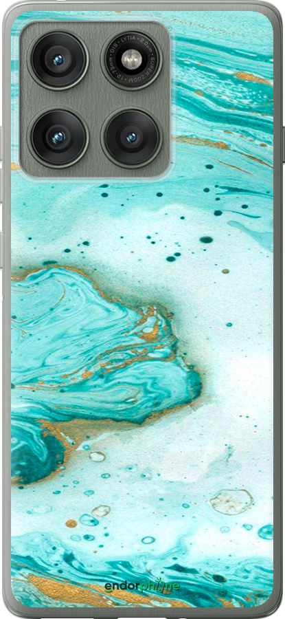 Силиконовый чехол Мраморный для Motorola Edge 60 Pro 5G - 4895u-4020 изображение 