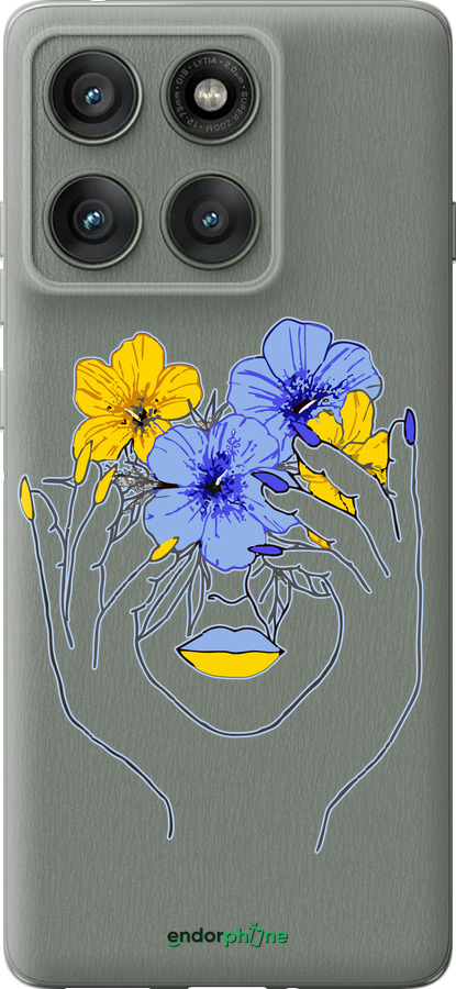 Силіконовий чехол Дівчина v4 для Motorola Edge 60 Pro 5G - 5276u-4020 изображение 