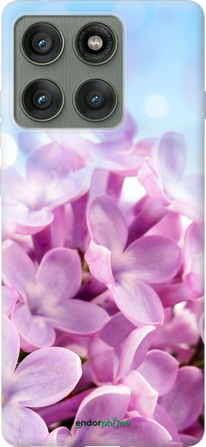 Силиконовый чехол Сирень для Motorola Edge 60 Pro 5G - 527u-4020 изображение 