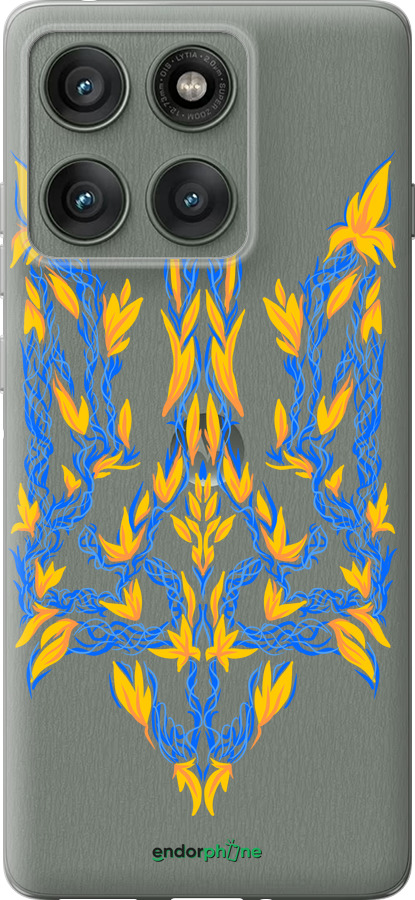 Силиконовый чехол Герб Украины v3 для Motorola Edge 60 Pro 5G - 5313u-4020 изображение 